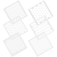  6pcs modèle de peinture murale Art mural modèles géométriques tableau de modèle