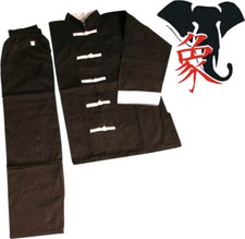 Uniforme Kung Fu Revers Blancs