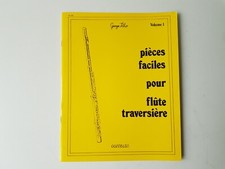 ♫ Livre Partitions / méthode - Pièces faciles pour flute traversière Volume 1 ♫