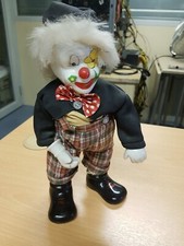 Ancien Clown automate musical de 35 cm