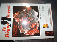 fff42§§ Revue Le Regne Mineral n°51 Vanadium et Vanadinite ....