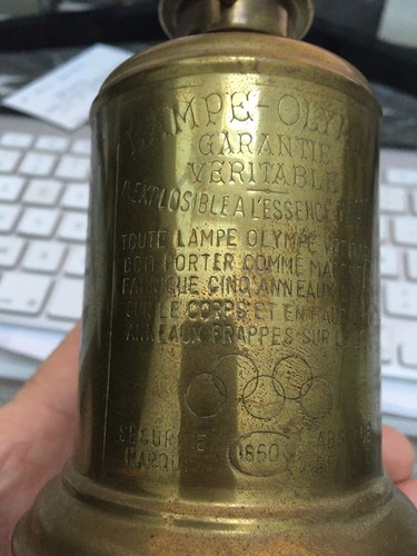 Lampe ancienne olympe - lampe,