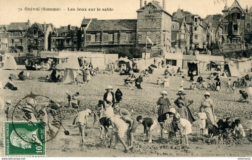 15657 cpa onival les jeux - onival,