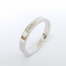 Bague Alliance Cartier Mixte Platine 950 T57 - Certificat Cartier Gold Ring