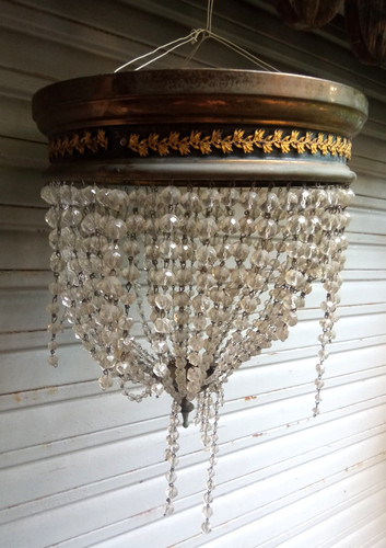 Ancien lustre montgolfière - ancien,