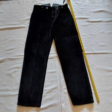 Vetement de travail ancien pantalon velours noir Dumont D’urville