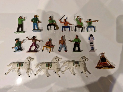 Lot soldat indiens cheval - lot,