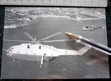NCASE SE 3210 Super-Frelon avec Alouette III _ !_ hélicoptère _ photo argentique