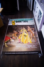 DARK DOG ENERGY DRINK French Shelter Vintage Advertising Poster Original 2008