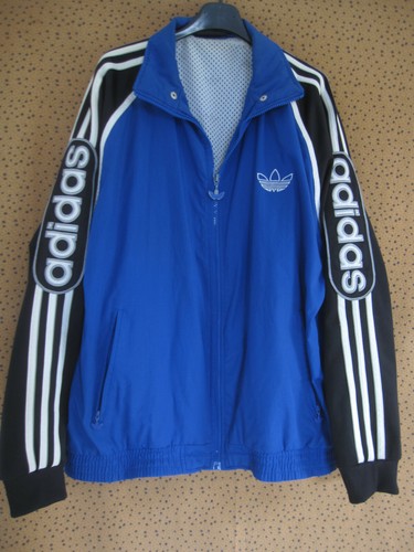Veste adidas trefoil bleu - veste, 90's