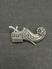 Ancienne Broche En Argent