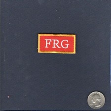 FRG F'N Réserve Guy ANG USAF UAAFR Escadron Combinaison De Vol Patch Crayon + V