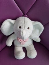 DOUDOU PELUCHE LUMINOU JEMINI ELEPHANT Jaune BLEU 25 Cm 