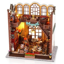 Book Nook DIY 3D Bois Puzzle