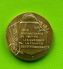 #5687# France, Médaille Reconnaissante aux combattants de toutes les guerres