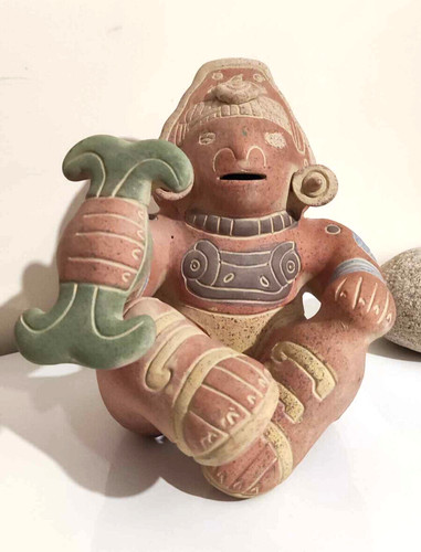 Superbe statue maya mexique - superbe,