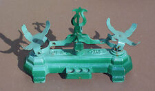 Ancien jouet balance JEP fonte & métal vert vintage jeu enfant marchande
