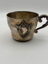 Tasse En Metal Argenté