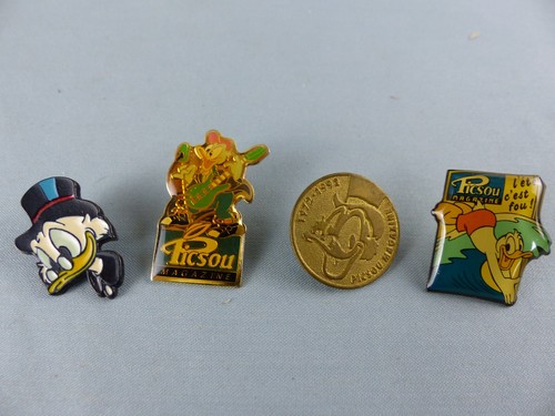 Lot pin picsou magazine - 4, pin's