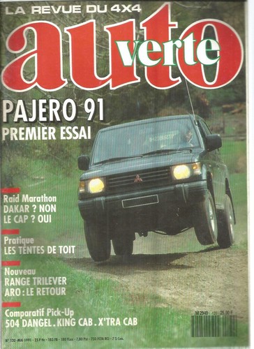 Auto verte 120 pajero - n°120,