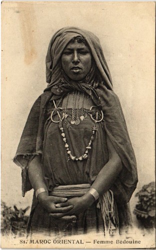 Cpa maroc femme - femme, bedouine