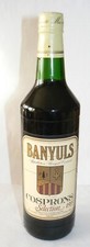 BANYULS, Bouteille ancienne, COSPRONS Sélection 1985, 17,5°- 75 cl. Très Bien.