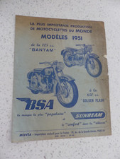 Catalogue tarif moto bsa - et,