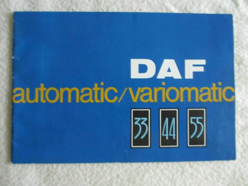 Daf automatique variomatic - automatique,