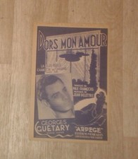 Dors mon amour. Partition