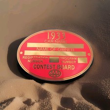 AAA Contest Board 1933 RACE