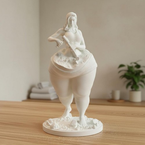 Statuette femme mince en - statuette,