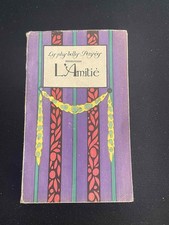 VIEUX PAPIER LIVRE ANCIEN LES PLUS PENSÉES L'AMITIÉ EDITIONS NILSSON PARIS