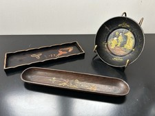 VIDE POCHE PLUMIER BOIS LAQUÉ