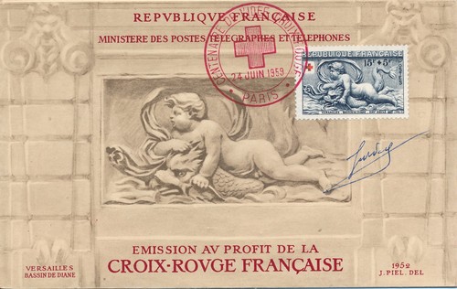 France carnet croix rouge 1952 - france,