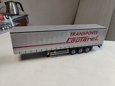 SEMI REMORQUE TAUTLINER FRUEHAUF TRANSPORTS COUTAREL  LYON  PARIS. 1/43 ELIGOR