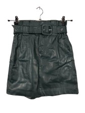 ZARA Jupe en cuir synthétique