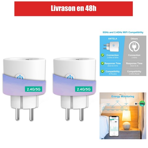 Antela prise connectée wifi - connectée,