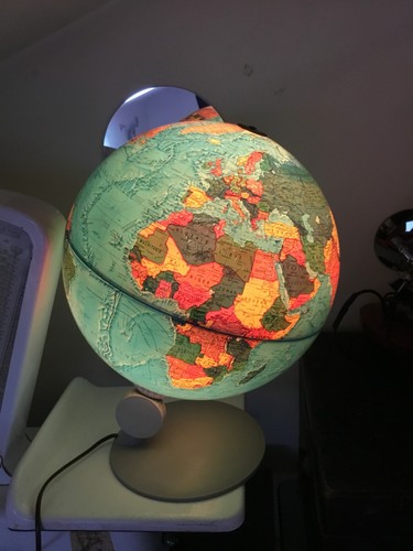 Ancienne lampe globe - , terrestre