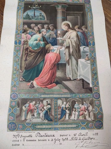 Objet religieux certificat - objet,
