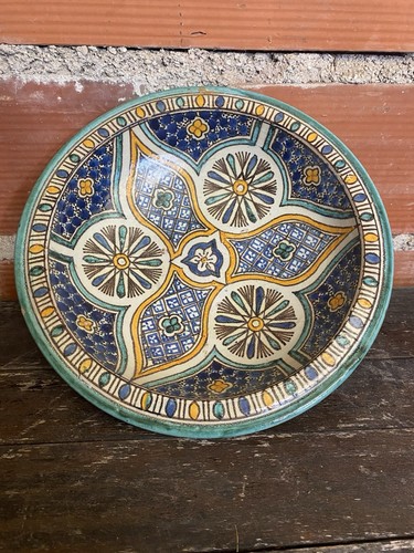 Plat ancien safi terre cuite - plat,