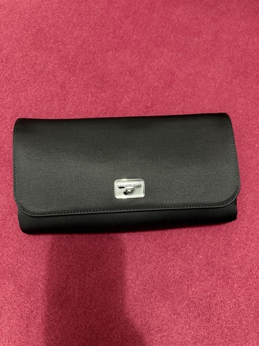 Pochette soirée satin noir - de,