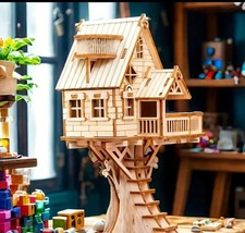 Puzzles Maison d'arbre en bois