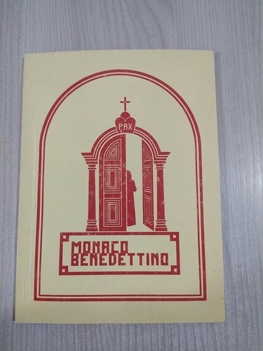 Libro monaco benedettino - libro, al