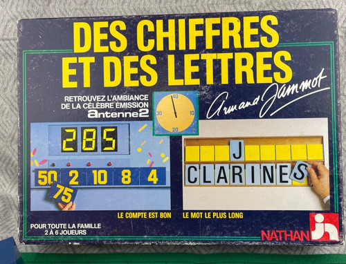 Jeu des chiffres - et,