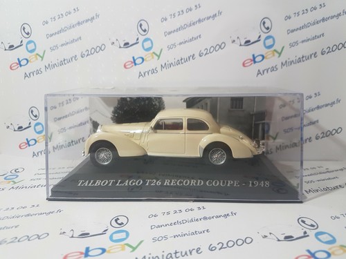 Talbot lago t26 - t26, record