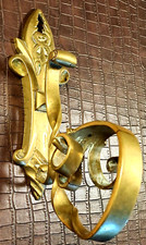 Spectaculaire PATERE murale  BRONZE à volutes ART NOUVEAU Fin XIXe