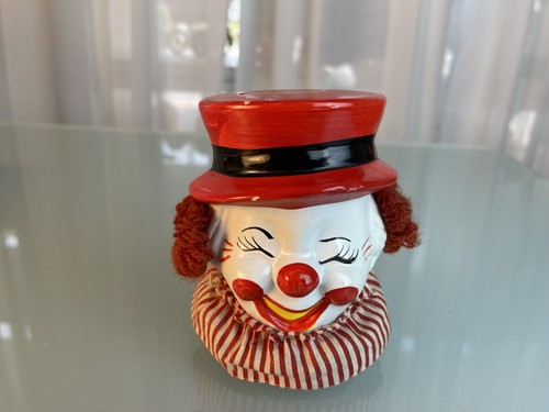 Tirelire clown figurine - , en