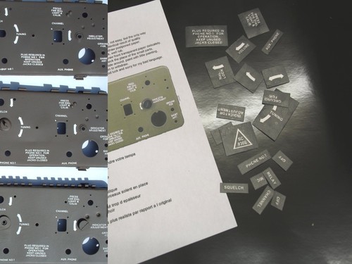 Set pochoir stencil marquage - set,