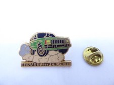 Pin's Pins Pin Badge - RENAULT JEEP CHEROKEE VERT - 4X4 / 4WD - ARTHUS BERTRAND