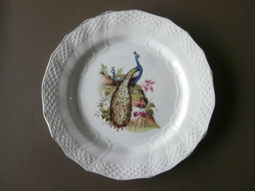 Assiette francaise oiseau - assiette,